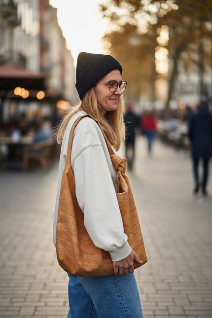 SANNA | Tote Bag Midi | Kork