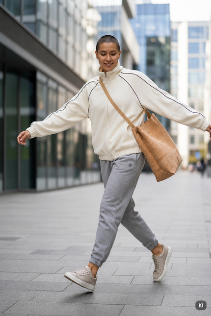 TUULA | Schultertasche | kork/natur