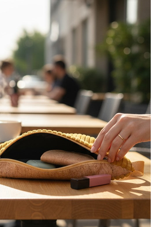 NILSON | Bauchtasche | Cord ocker