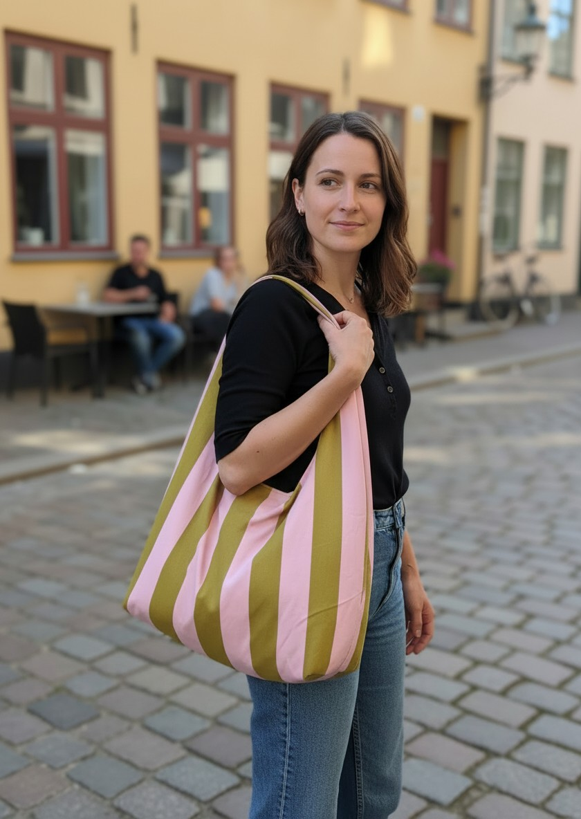 LINN 2.0 | canvas rosa/oliv