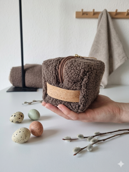 HELVI | Mini Pouchie | Teddy braun