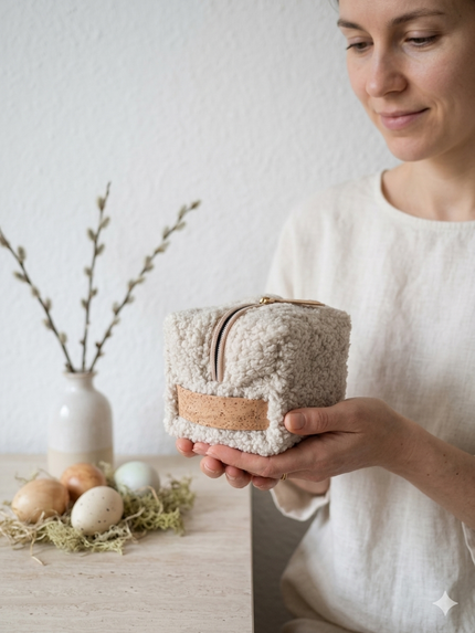 HELVI | Mini Pouchie | Teddy beige