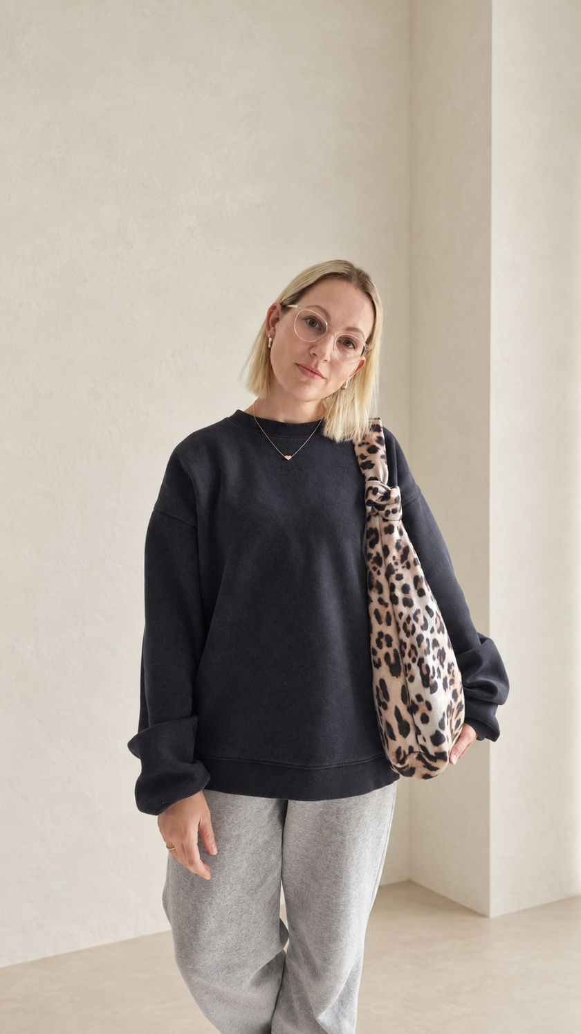 SANNA | Tote Bag Midi | Leo Leinenlook