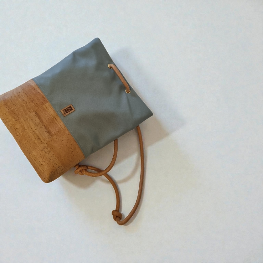 LERKE | 2-in-1 Tasche und Rucksack | Olefin Graugrün